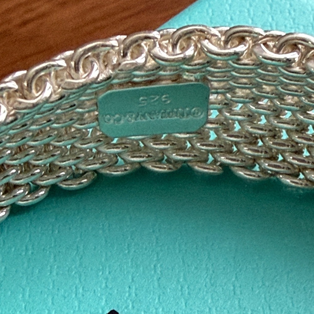 Tiffany & Co. Silver Woven Bracelet - Picture 3 of 3